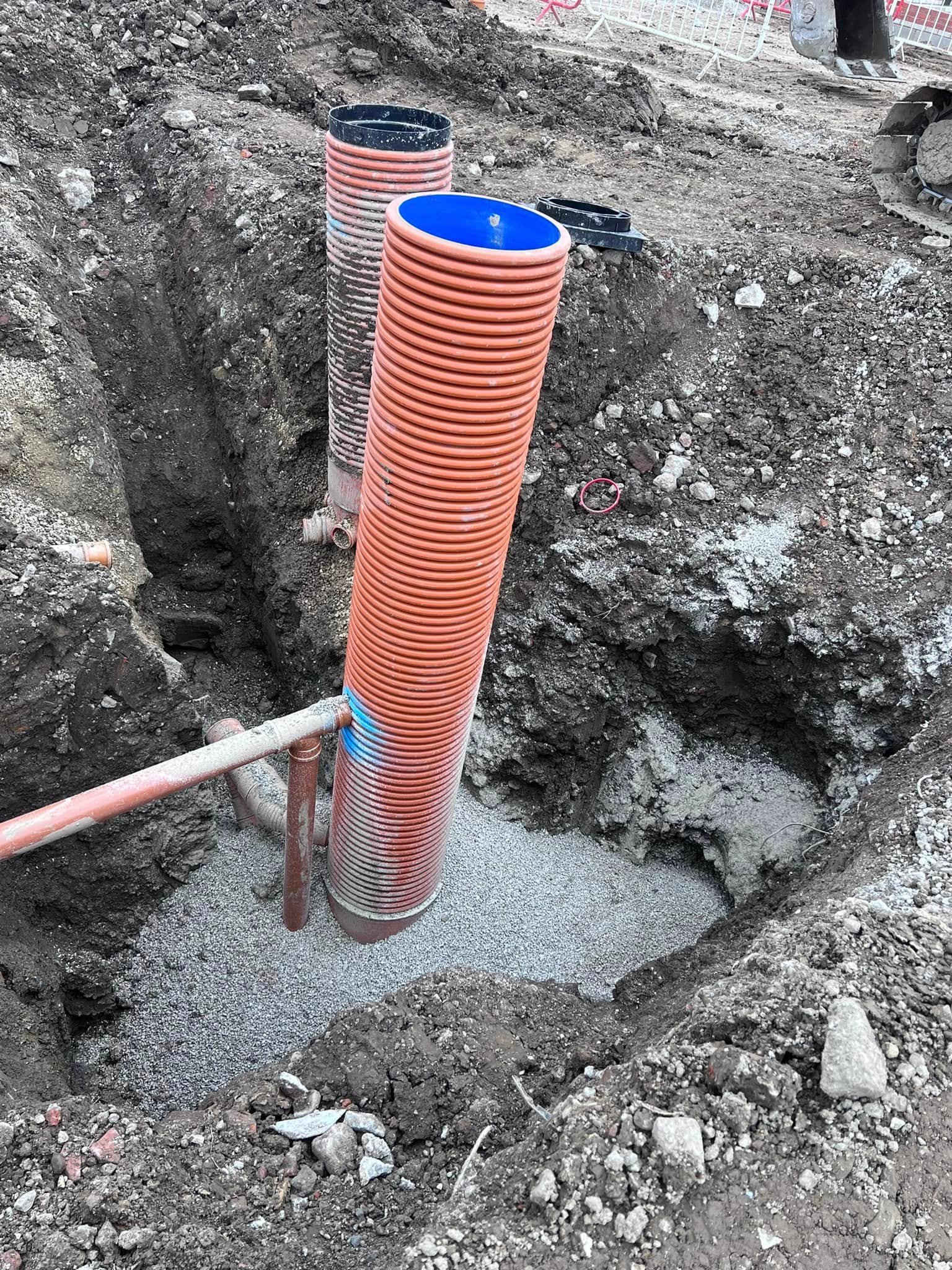 Groundworks chamber installation